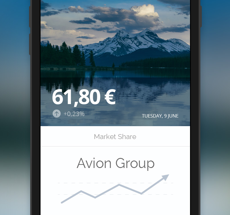 Your business at the top