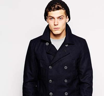 Solid Pea Coat