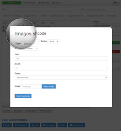 Images shortcodes